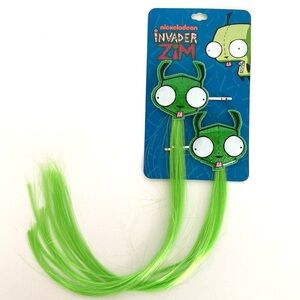 Invader Zim Gir Green Hair Extension 2 Pack